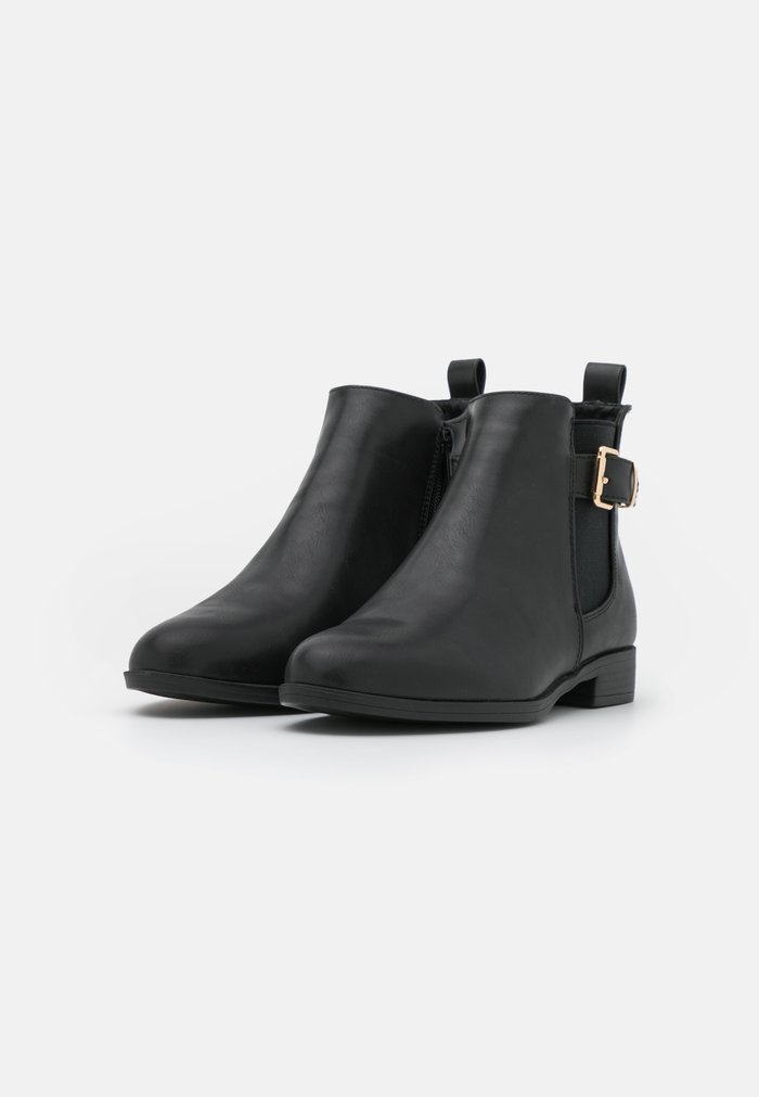 Bottines Anna Field COMFORT Plates Zip UP Noir Femme | VBT-6993655